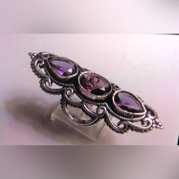 Amethyst 925 Sterling Silver Ring